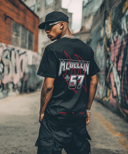 T-shirt OVERSIZE "Medallo +57"