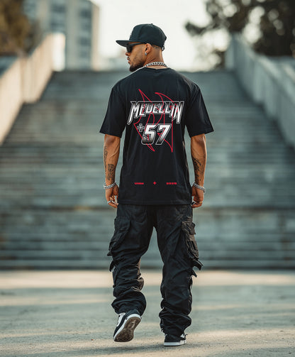 T-shirt OVERSIZE "Medallo +57"
